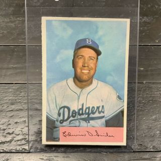 1954 Bowman Duke Snider Brooklyn Dodgers 170 Baseball Card