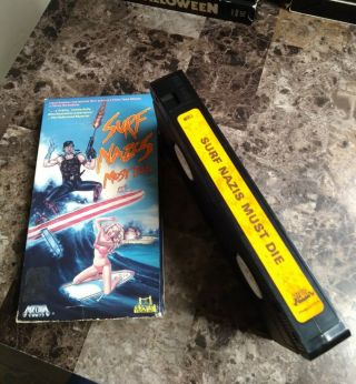 Surf Nazis Must Die (VHS,  1987) Horror Movie Troma Media Video RARE 2
