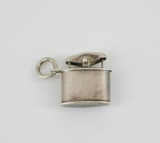 Vintage / Antique Sterling Silver Movable Table Lighter Charm