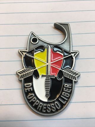 Us Army Numbered 056 /3rd Special Forces Group Annual Ball Challenge Coin Rare