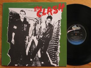 Rare Vintage Vinyl - The Clash - Epic Records Pe 36060 W Epic Ae7 1178 Wl Promo 45