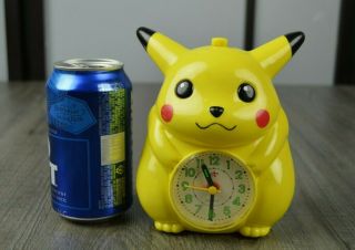 ‘good Morning ’ Pokemon Pikachu 90s Alarm Clock Rare Vintage