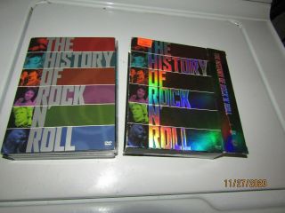 The History Of Rock N Roll - Boxed Set Dvd 2004,  5 - Disc Dvd Rare And Complete