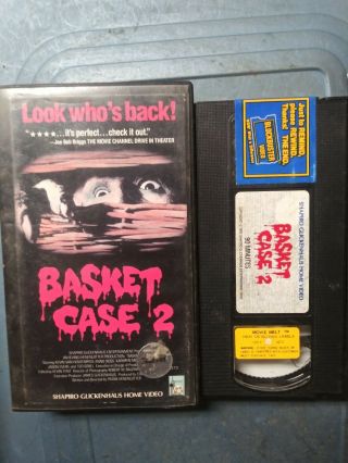 Basket Case 2 Vhs Movie Video Rare Vintage Cult Horror 1990 Blood Gore Film Vg