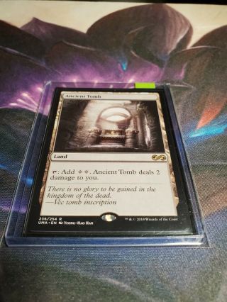 Mtg 1x Ancient Tomb Nm/m Ultimate Masters