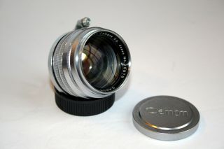 :[rare] Canon Rangefinder " Sonnar " 50mm F1.  5 Leica Screw Ltm Lens - Cla 