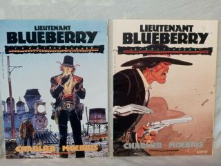 Lieutenant Blueberry 1&2 Epic 1991 Mobebius Art 20,  000 Print Run Rare 8.  5x11