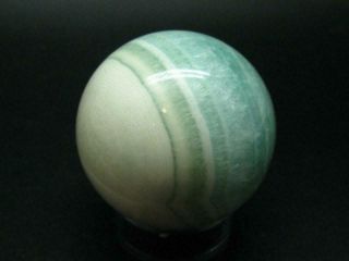 Rare Sea Foam Color Brucite Sphere Ball From Russia - 1.  9 " - 130.  7 Grams
