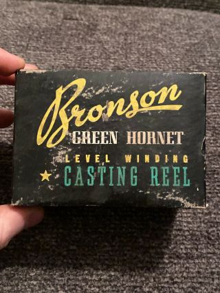 Box For Vintage Bronson Green Hornet No.  2200 Fishing Reel - Box Only Listing