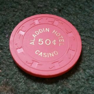 Cool Vintage Aladdin Hotel Casino Las Vegas Chip Rare