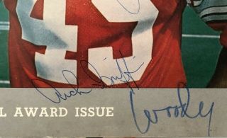 Rare 1974 Heisman Trophy Award Program Autographed By Woody Hayes Archie Griffin 3