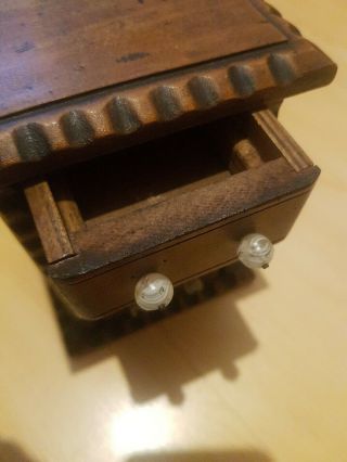 Vintage Miniature Chest Of Drawers.  Apprentice Type,  trick/secret,  money box. 3