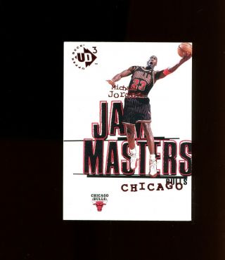 Michael Jordan 1997 Upper Deck Ud3 Jam Masters Rare Insert 15