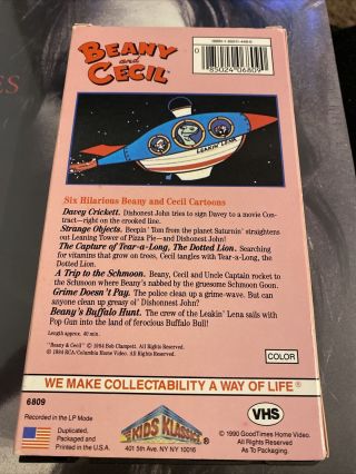 Beany And Cecil Volume 2 - Bob Clampett Cartoon - Rare OOP 1984 VHS Tape 2