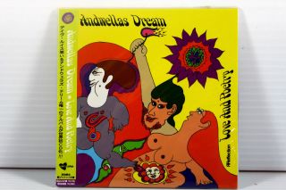 Andwellas Dream: Love And Poetry,  Japan Mini Lp Cd,  Ultra Rare,  Oop