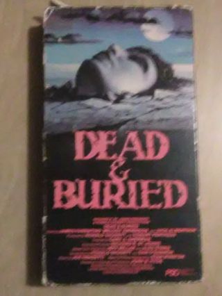 Dead And Buried Vestron Rare Oop 80s Horror Vhs Gore Vhs