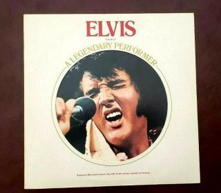 Elvis Presley A Legendary Performer Vol.  1 Promo Rare W/ 10 Page Booklet