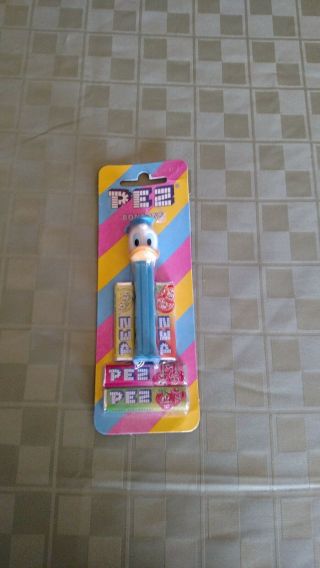 Extremely Rare - Vintage Donald Duck Pez/bon Bon Dispenser In Package Made In Au