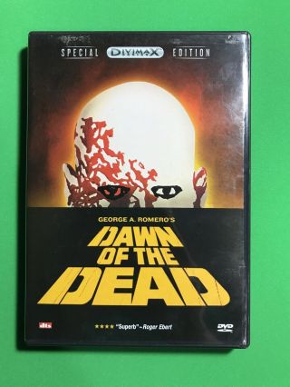 Dawn Of The Dead Dvd Disc Horror Out Of Print Rare Release Zombies