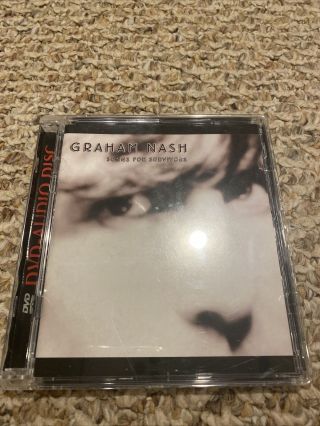 Graham Nash - Songs For Survivors (dvd Audio,  2002) Promo Dts.  Rare