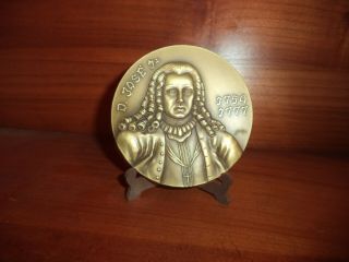 Portuguese King D.  José I - The Reformer - Antique Bronze Medal