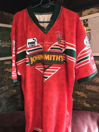 Wales Home Rugby League Shirt 1994/95 94 95 Rare Match Worn 1 Puma King Xxl 2xl