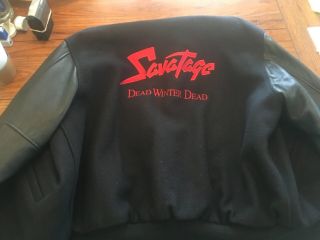 Savatage Dead Winter Dead 1996 Roadie Tour Jacket Rare Varsity Jacket Large