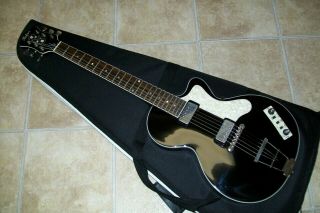 Rare And Hofner Contemporary Series 6 String Guitar With Gibson Gigbag