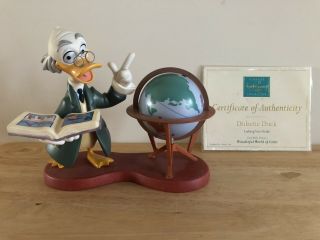 Rare Wdcc Disney Ludwig Von Drake " Didactic Duck " Wonderful World Of Color