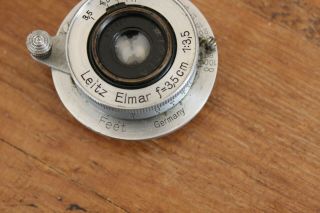 Vintage Leitz Elmar 3,  5/50mm Lens F:3,  5 50mm Leica Rare 2
