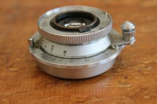 Vintage Leitz Elmar 3,  5/50mm Lens F:3,  5 50mm Leica Rare 5