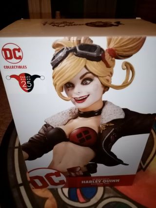 Dc Collectibles Dc Comic Bombshells Deluxe Harley Quinn Statue Ultra Rare Statue