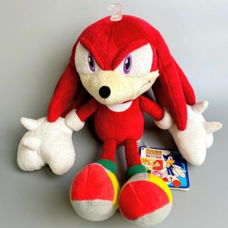 Rare 2012 Sanei M Sonic Knuckles 10 " Plush Doll Sega Sonic The Hedgehog Japan