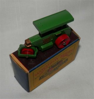 Rare SCRIPT BOX 1950s.  Matchbox Lesney 1 a Aveling Road Roller.  All 6