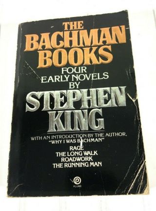 The Bachman Books By Stephen King Paperback First Printing 1985 Rage Rare Books