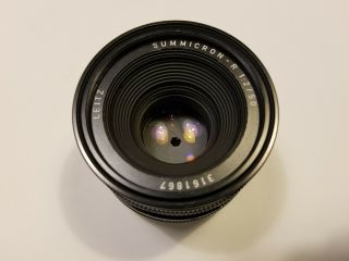 Rare Leica Leitz 50mm Summicron Late R Only Cam Lens R3 Mot R4 R4S 5