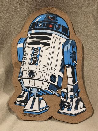 Vintage 1980 Star Wars R2 - D2 Cork Bulletin Board Rare