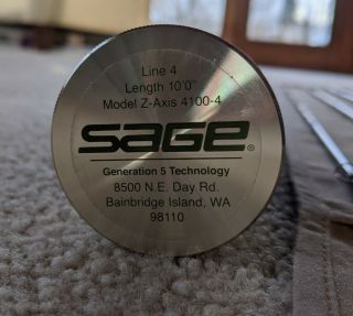 Sage 4100 - 4 Z - Axis Fly Rod Rare 4