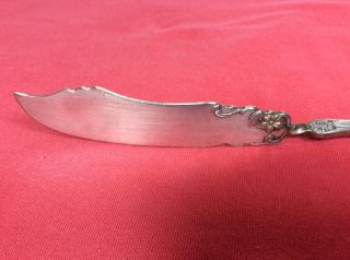 Simeon L George H Rogers DAISY 1910 TWISTED HANDLE MASTER BUTTER KNIFE SPREADER 3