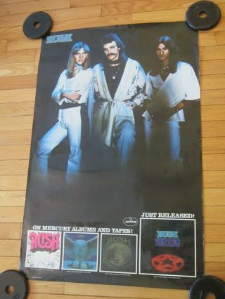 Vintage Very Rare Rush 2112 Store - Display Promo Gloss Poster 37 " X 24 " Mercury
