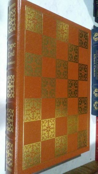 Cape Cod By Henry David Thoreau - Easton Press Leather Rare Collector 