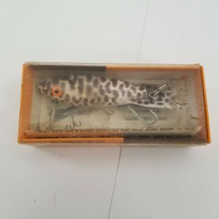 Vintage Bomber Fishing Lure Box/paper