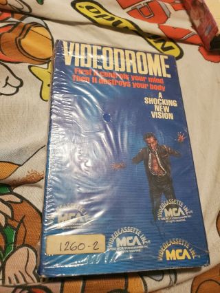 Videodrome - Beta / Not Vhs - Very Rare And Htf In Shrink Horror Cronenberg