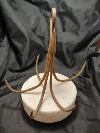 Vintage Antique Large Wrought Iron 5 Point Fishing Hook - Deep Sea 8 