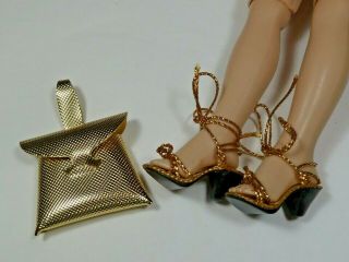 Vintage Gold Purse And Heels For Vogue Jill