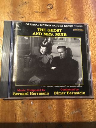 The Ghost And Mrs.  Muir Score Soundtrack By Bernard Herrmann Cd Rare