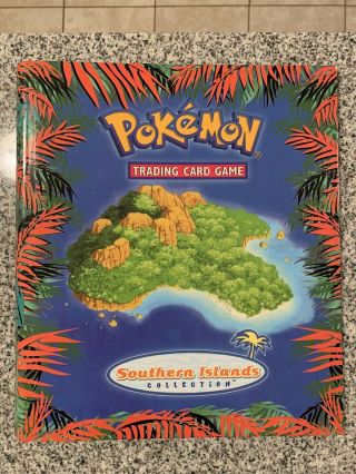 Pokemon Southern Islands Complete Set With Binder.  (18/18) Near.  Mew