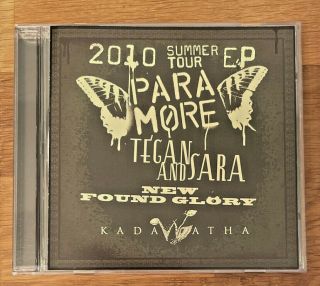 2010 Summer Tour Ep Cd Rare Oop Paramore Tegan And Sara Found Glory 6 Tracks