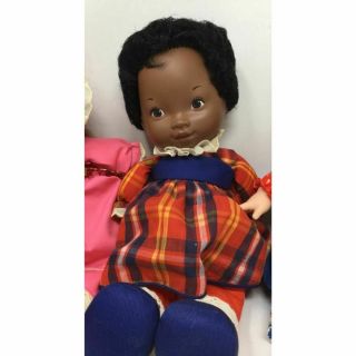 Adorable Black Baby dolls 1973 With Marked At the Back Head 12 