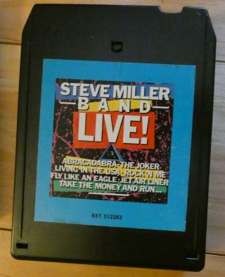 Steve Miller Band - Live - 8 Track Tape 1983 - Rare